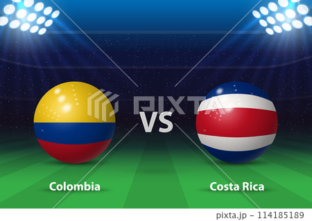 Colombia vs Costa Rica. America soccer tournament 2024 114185189
