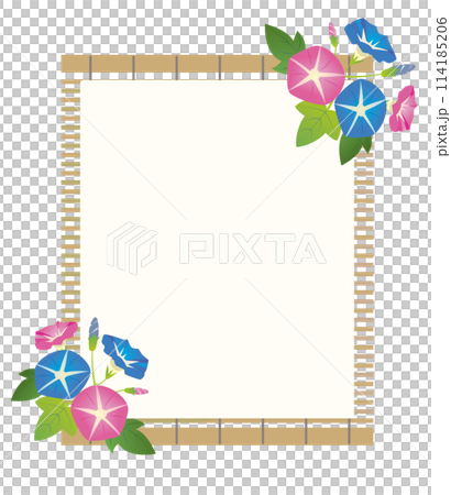 夏の朝顔の花 114185206