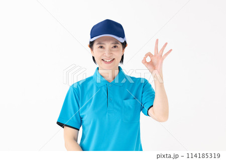 ミドル女性　ユニホーム　OK 114185319