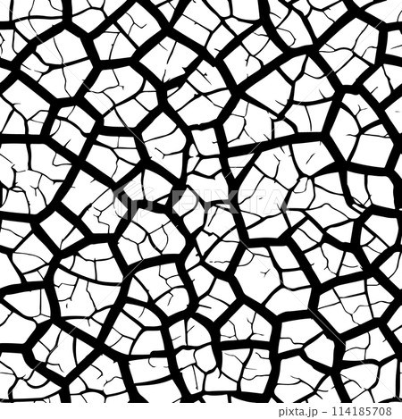 Abstract Cracked Desert Earth Texture Pattern. Seamless pattern Abstract Cracked Desert Earth Texture Pattern. Seamless pattern 114185708