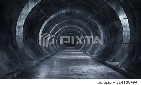 地下トンネル 114186494