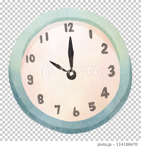 Watercolor clock clipart Watercolor clock clipart 114186670