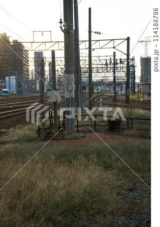 電車のある風景 電車のある風景 114188786