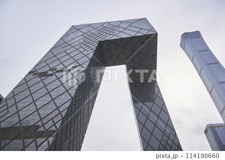 China Media Group headquarters skyscraper in the Central Business District of Beijing, China China Media Group headquarters skyscraper in the Central Business District of Beijing, China 114190660