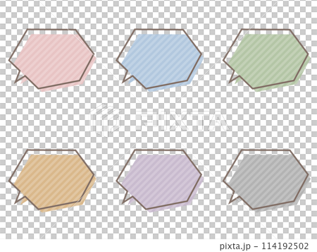 版ズレなふきだしセット 114192502