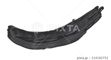 Black and gray brush strokes isolated on white background. Watercolor Black and gray brush strokes isolated on white background. Watercolor 114192752