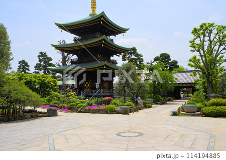 三学院 三重塔 埼玉県蕨市北町 三学院 三重塔 埼玉県蕨市北町 114194885