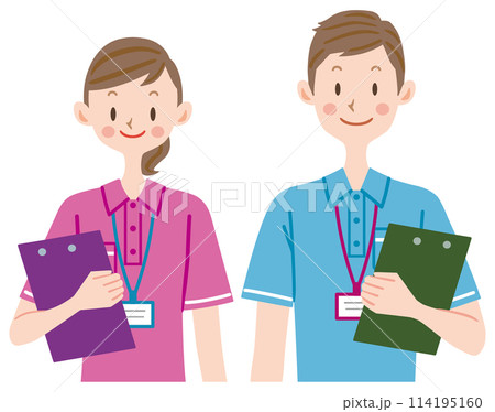 介護職員　案内　介護スタッフ　介護士　トレーナー　ヘルパー　ケアマネージャー　男女 114195160