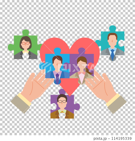 Image illustration of a marriage counselor Image illustration of a marriage counselor 114195339