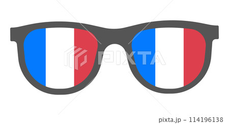 Olympic france glasses vector illustration 114196138