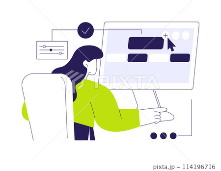 Join class abstract concept vector illustration. Join class abstract concept vector illustration. 114196716