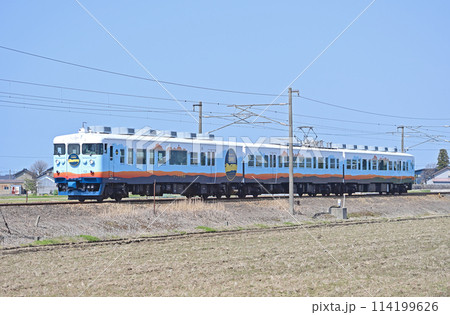 あいの風とやま鉄道　水橋ー東富山　あいの風とやま鉄道　413系　AM01編成　一万三千尺物語 114199626