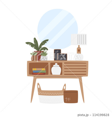 Home entrance interior concept design isolated 114199828