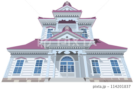 旧鶴岡警察署庁舎 観光地イラストアイコン 旧鶴岡警察署庁舎 観光地イラストアイコン 114201837