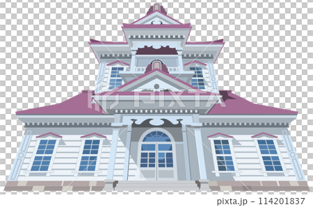 Former Tsuruoka Police Station Building - Tourist attraction illustration icon Former Tsuruoka Police Station Building - Tourist attraction illustration icon 114201837