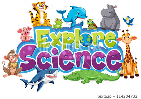 Explore Science with Colorful Animal Friends 114204732