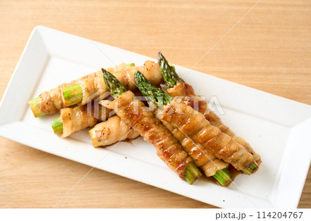 アスパラ豚肉巻き 114204767