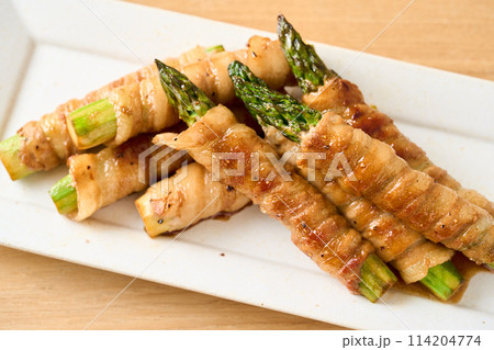 アスパラ豚肉巻き アスパラ豚肉巻き 114204774