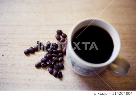 コーヒー豆と珈琲 コーヒー豆と珈琲 114204804