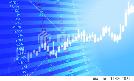 株価が上昇していくイメージ 株価が上昇していくイメージ 114204821