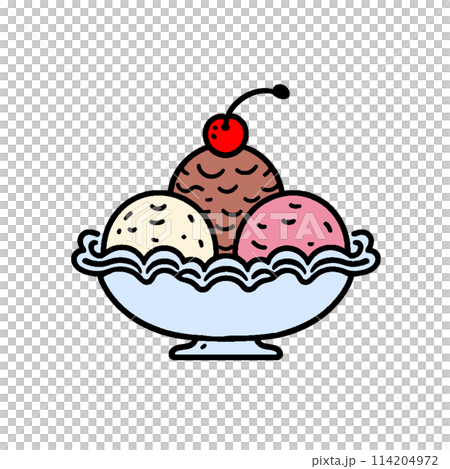アイスクリーム 114204972