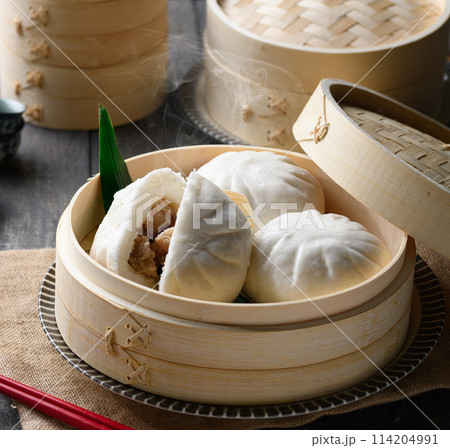 肉まん(海鮮肉まん)海の幸を使った肉まんです。 114204991