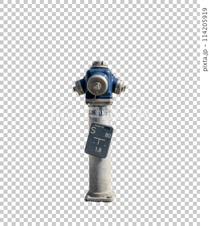 a fire hydrant on the sidewalk 114205919