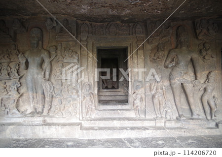 インド アウランガーバード石窟寺院 インド アウランガーバード石窟寺院 114206720