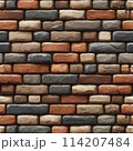 レンガタイル　背景素材 114207484