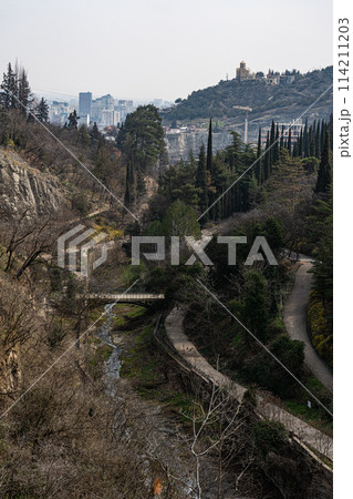 Landscape of Tbilisi botanical garden Landscape of Tbilisi botanical garden 114211203