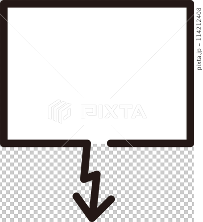 Easy to use simple speech bubble 114212408