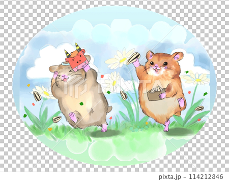 hamster setsubun hamster setsubun 114212846
