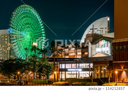 【神奈川県】万国橋から見る横浜みなとみらいの夜景 114212857