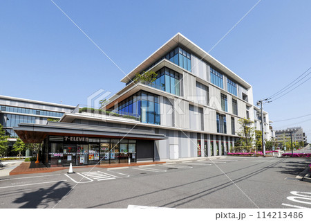 キングスカイフロント RGB1のセブンイレブンと川崎殿町郵便局 キングスカイフロント RGB1のセブンイレブンと川崎殿町郵便局 114213486