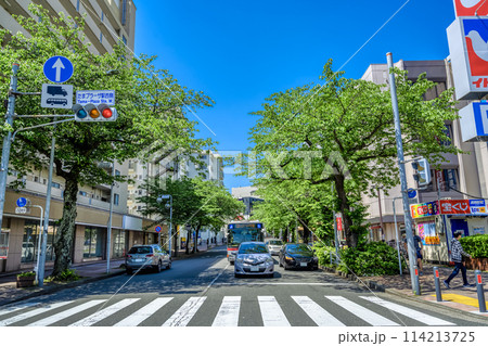 神奈川県横浜市の都市風景　たまプラーザ駅 114213725