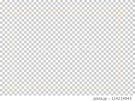 Yellow simple hand-painted lattice frame 114214043