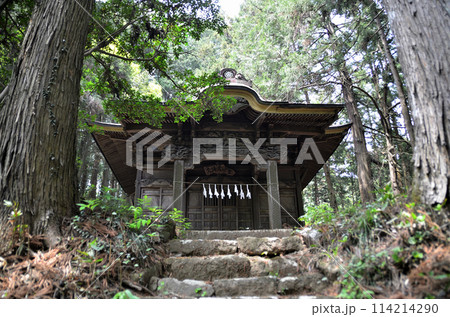 埼玉県秩父郡皆野町金沢 天満天神宮の拝殿 埼玉県秩父郡皆野町金沢 天満天神宮の拝殿 114214290