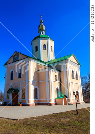 Holy Trinity Motroninsky convent in Kholodny Yar, Ukraine Holy Trinity Motroninsky convent in Kholodny Yar, Ukraine 114216238