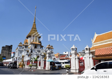 タイ・バンコクにある寺(ワット・トライミット) タイ・バンコクにある寺(ワット・トライミット) 114216363
