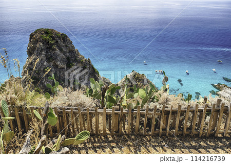 Natural landscape in Capo Vaticano, on the Tyrrhenian Sea, Italy Natural landscape in Capo Vaticano, on the Tyrrhenian Sea, Italy 114216739