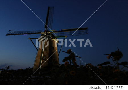 風車のある風景　【千葉県佐倉市佐倉ふるさと広場にて】 114217274