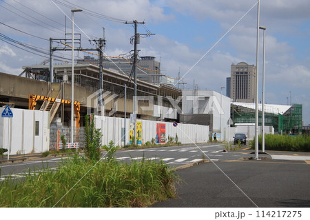 開業前の幕張豊砂駅　【千葉県千葉市海浜幕張地区にて】 114217275