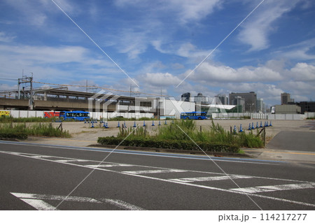 開業前の幕張豊砂駅 【千葉県千葉市海浜幕張地区にて】 開業前の幕張豊砂駅 【千葉県千葉市海浜幕張地区にて】 114217277