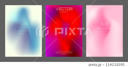 The gradient. Colorful blur, background for the title pages of a book, a catalog magazine. A template for a banner, poster and brochure. An abstract version of modern design 114218395