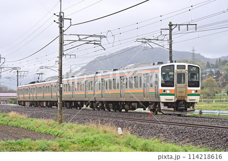 上越線 後閑ー沼田 JR東日本 211系 A26編成(高崎) 上越線 後閑ー沼田 JR東日本 211系 A26編成(高崎) 114218616