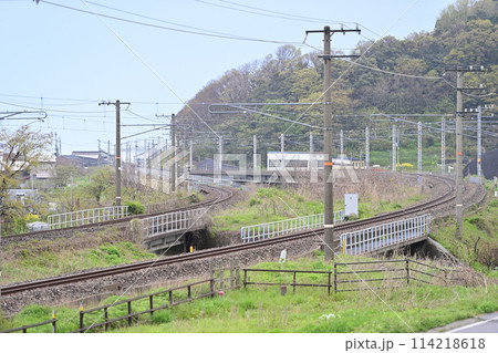 日本海ひすいライン　浦本ー梶屋敷　えちごトキめき鉄道 114218618