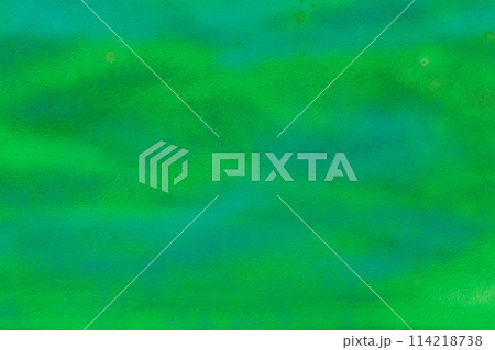 Abstract design green toxic color paint blank wall surface texture background pattern Abstract design green toxic color paint blank wall surface texture background pattern 114218738