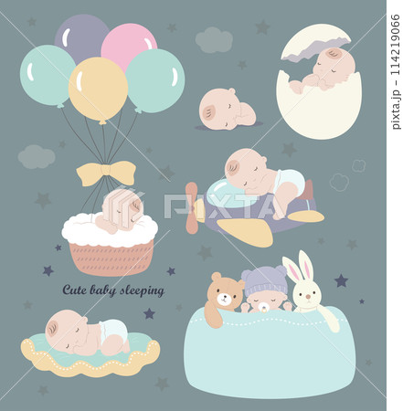 さし絵 立体イラスト 3Dイラスト 114219066