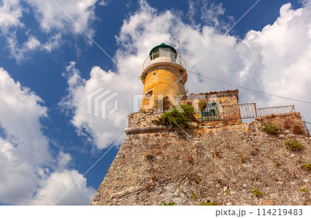 Lighthouse on Old Fortress, Kerkyra, Corfu, Greece 114219483