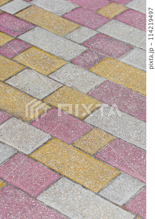 Color Diagonal Pattern Lines Stripes Paving Stone Floor Surface Street Road City Texture Background Tile Color Diagonal Pattern Lines Stripes Paving Stone Floor Surface Street Road City Texture Background Tile 114219497